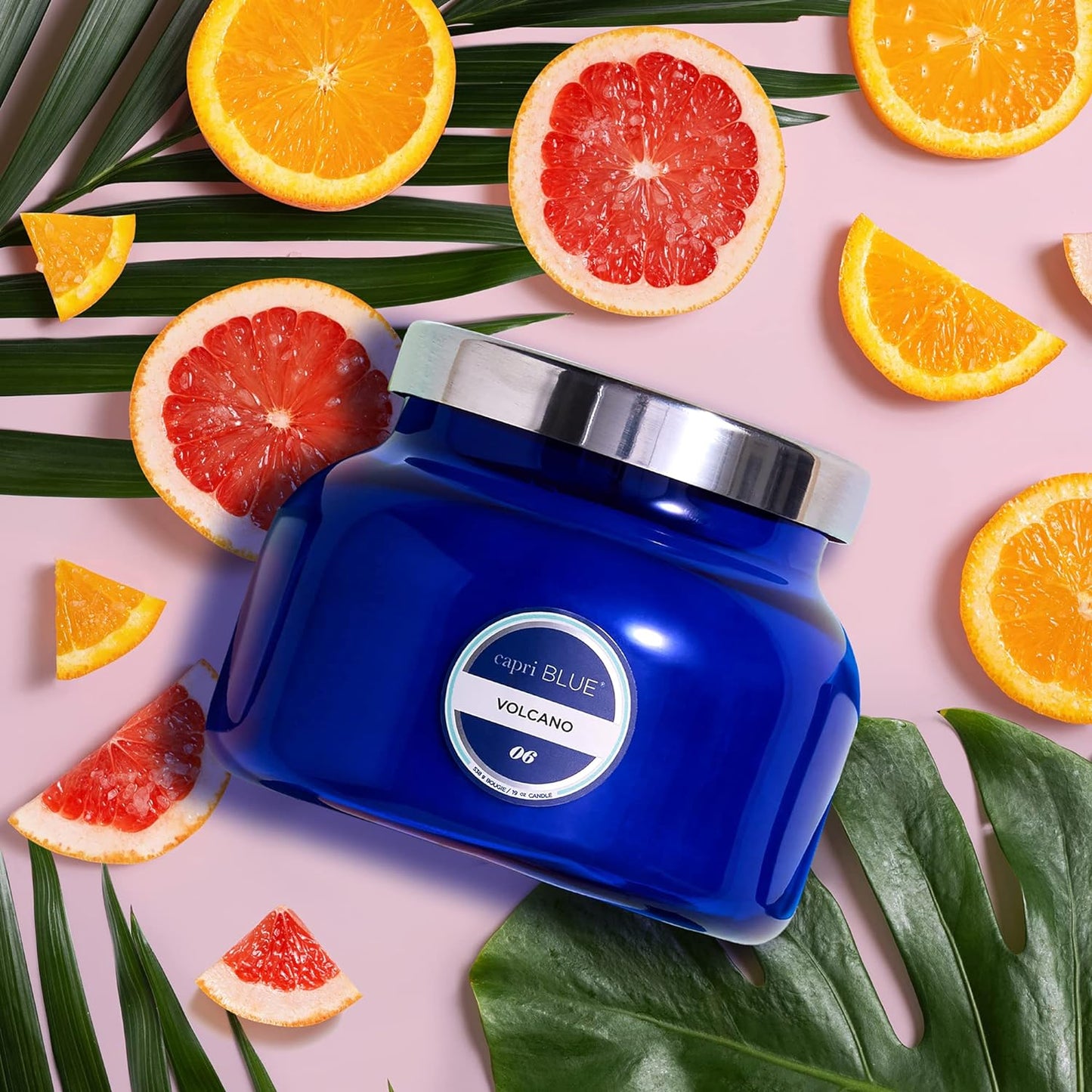 Luxury Capri Blue Volcano Tropical Fruit Sugared Citrus Candle