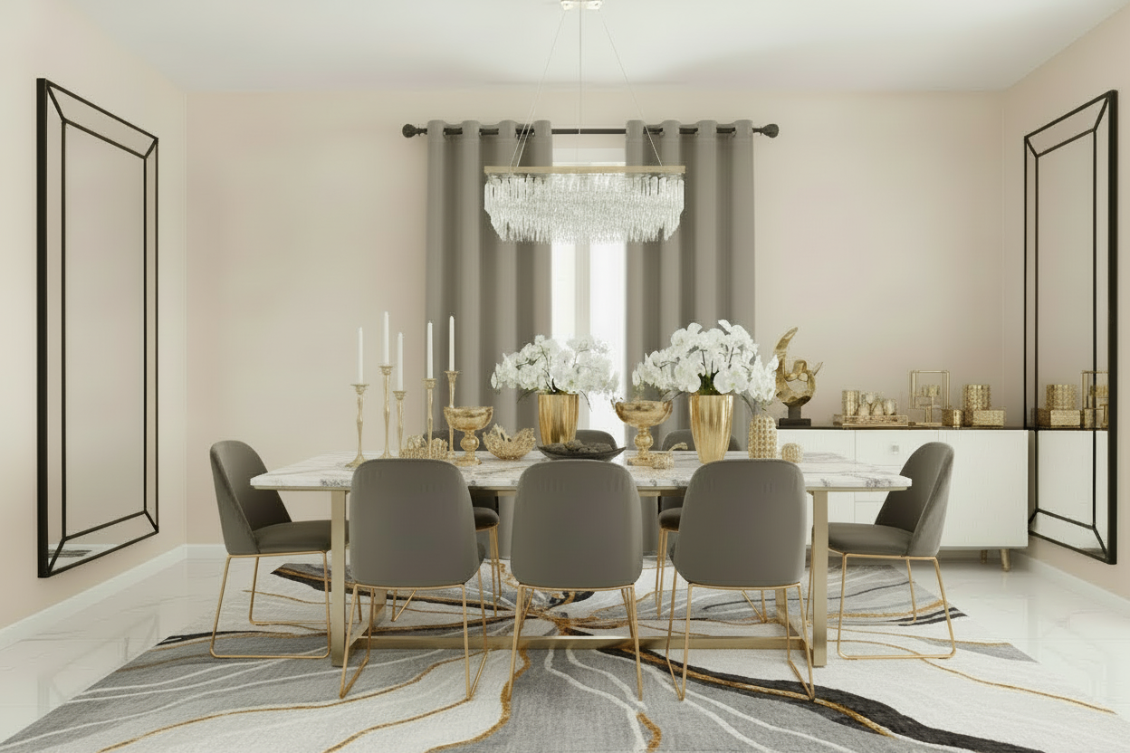 Velvet Grey Curtain - 1 Panel (52”W X 120”L)