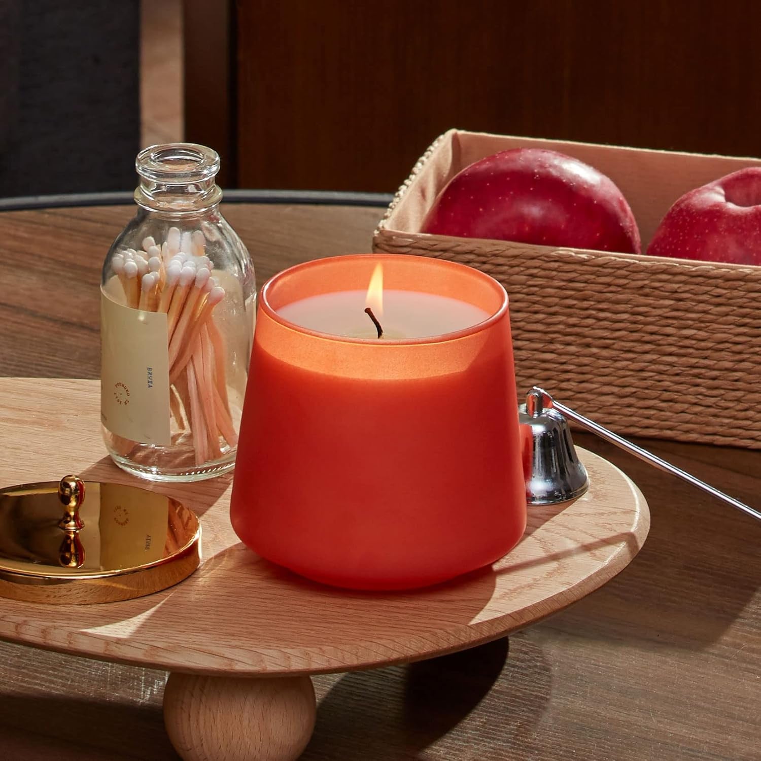 Luxury  Apple Scented Natural Soy Candle