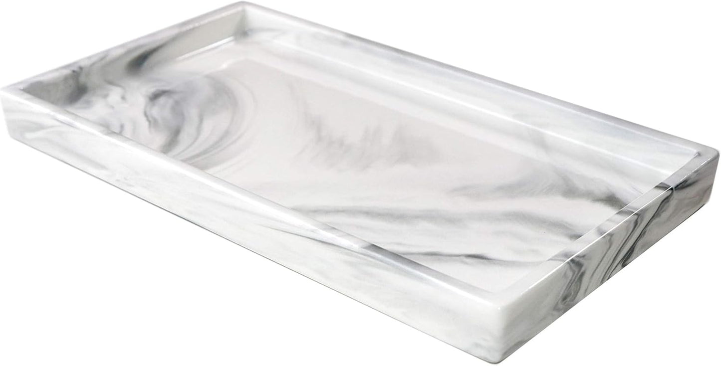 Marble Pattern Ceramic Tray 