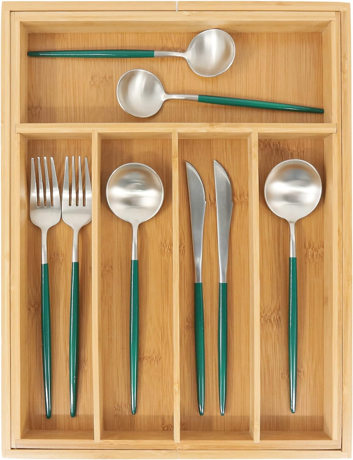 Bamboo Cutlery Tray 