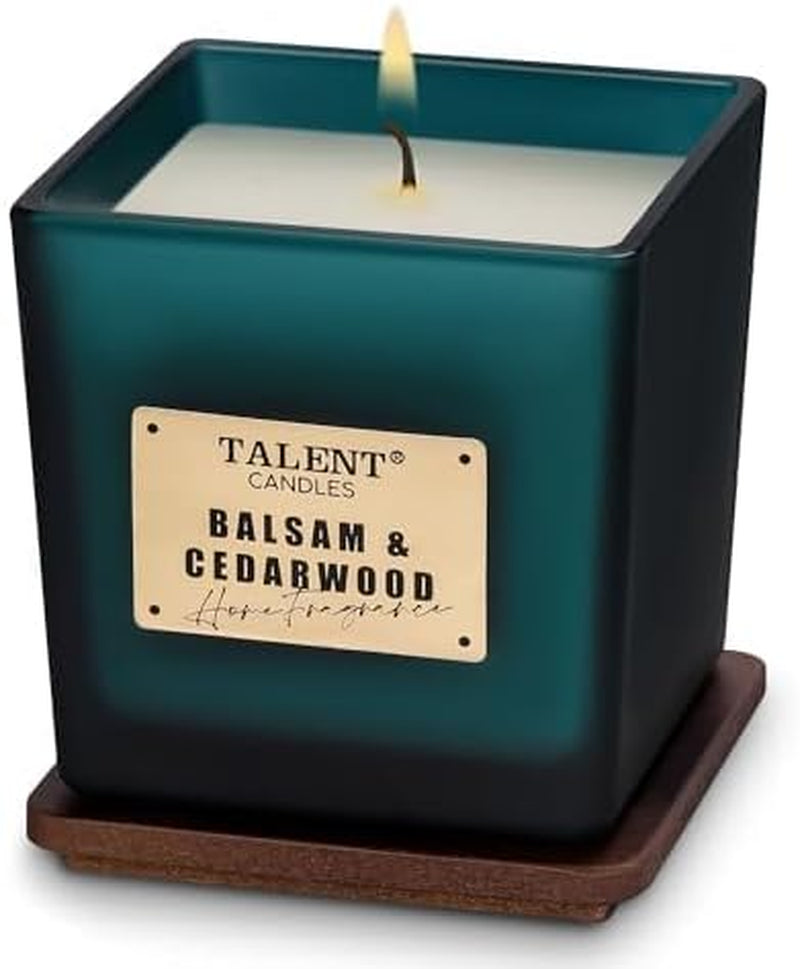 Luxury Aromatherapy Balsam Cedarwood Natural Candle 