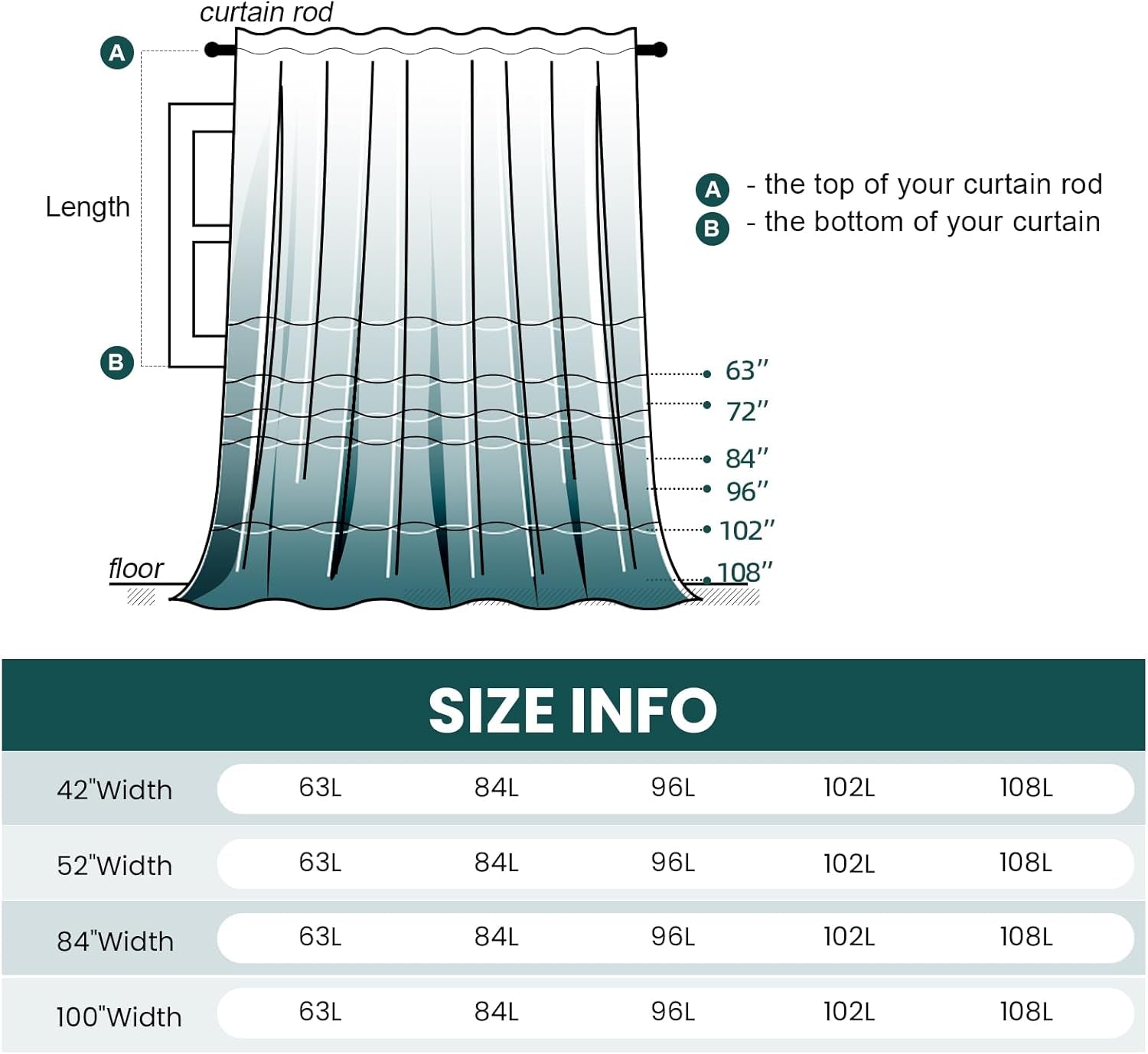 Teal Green Velvet Curtains for Living Room Thermal Insulated Rod Pocket Back Tab Window Curtain for Bedroom 2 Panels 52" W X 108" L