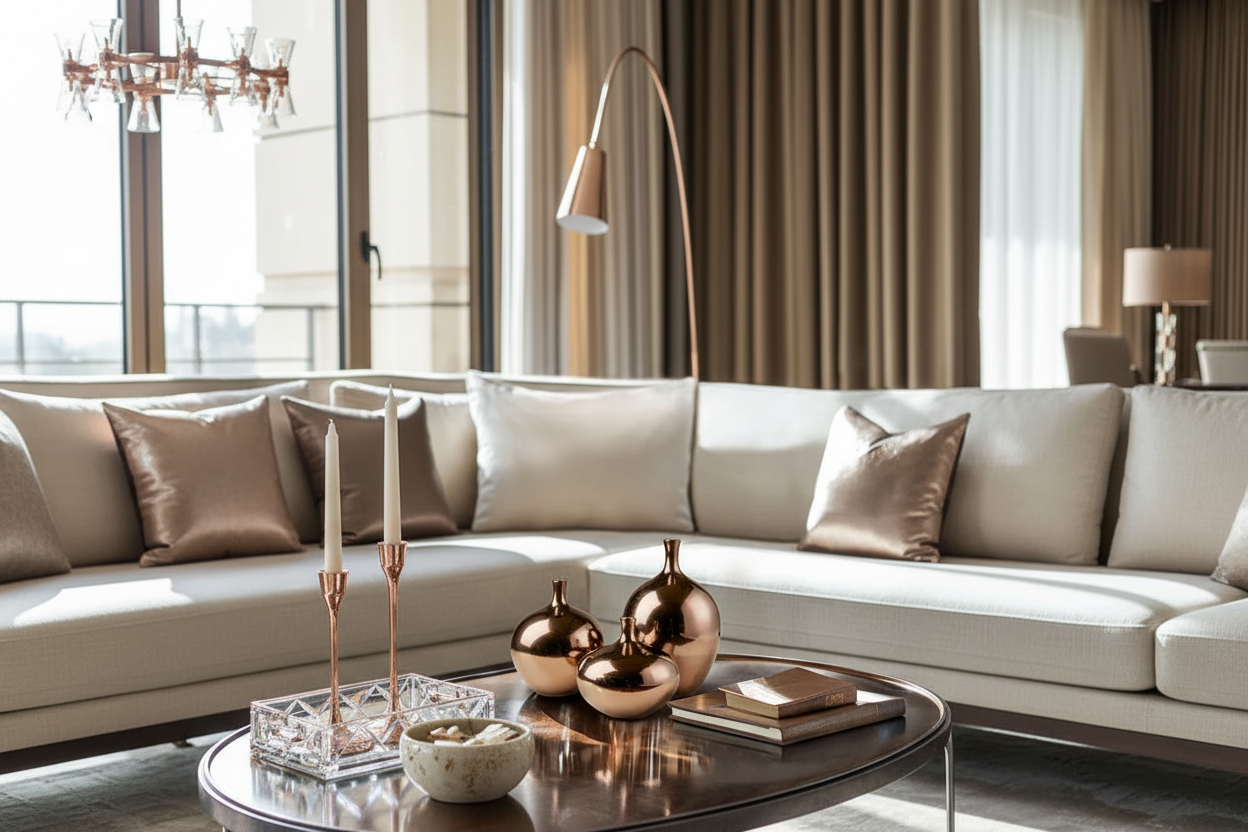 Glam  Mirrored Ceramic Vases - Set of 3