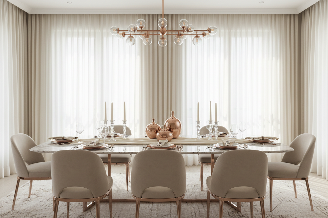 Glam  Mirrored Ceramic Vases - Set of 3