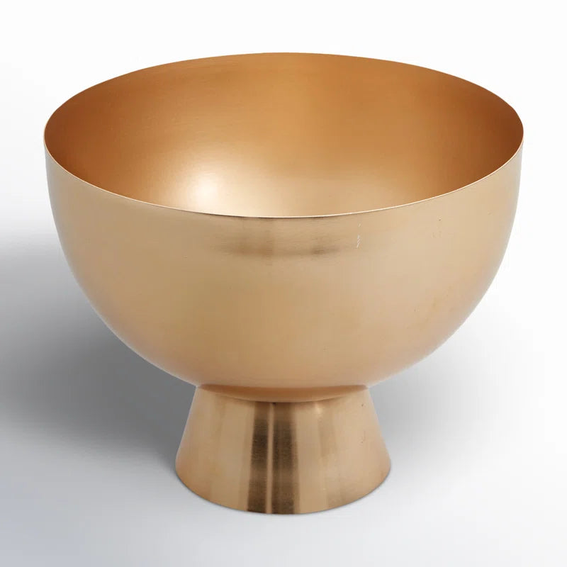 Glam Gold Corla Handmade Metal Decorative Bowl