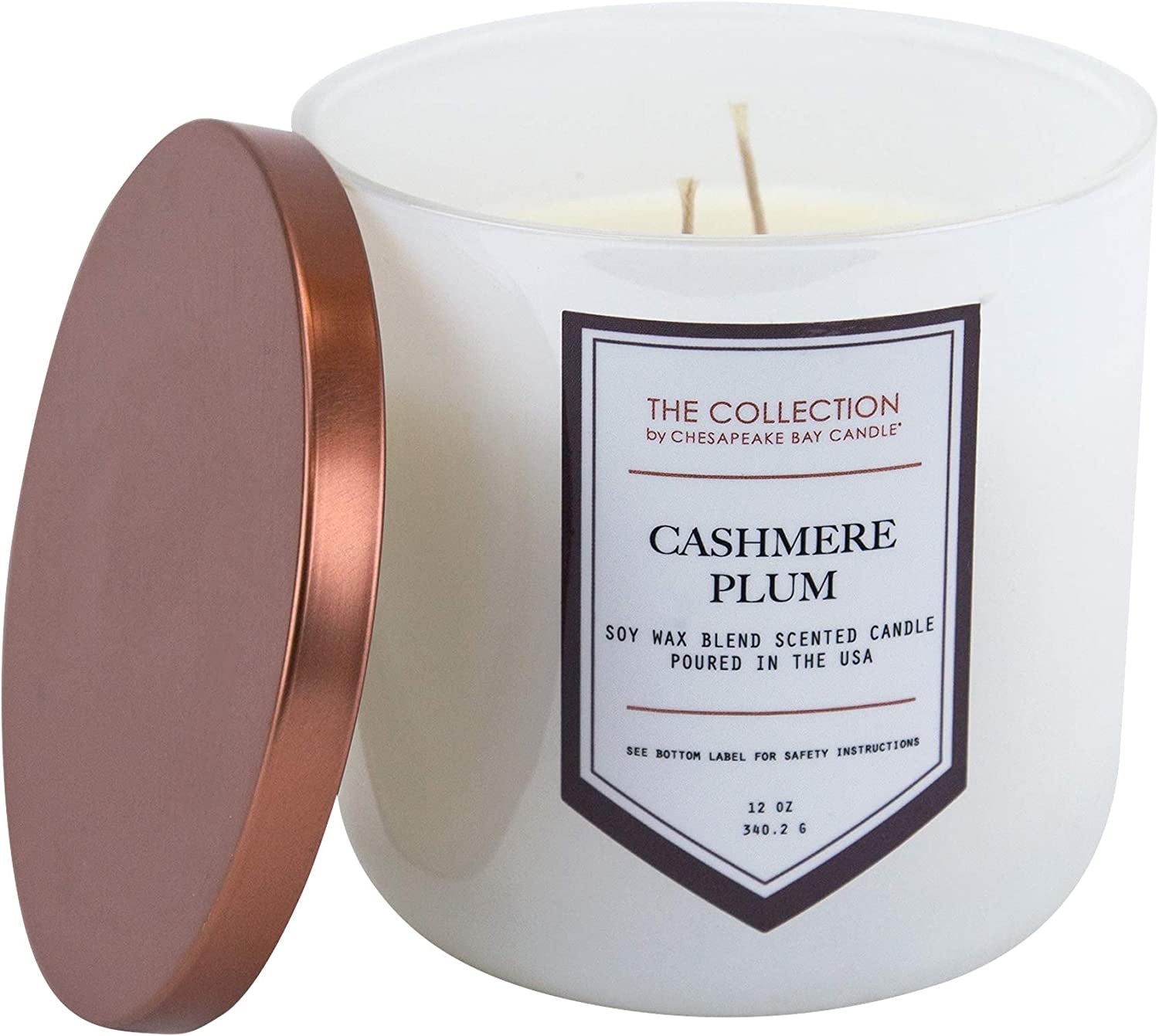 Luxury Cashmere Plum Candle - 2 Wick 